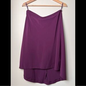 BCBG Paris Hi Low Skirt Women’s Size 4 Purple